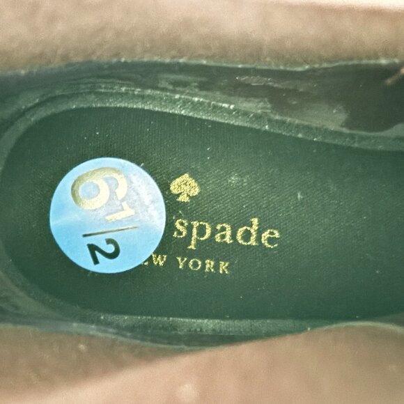 Kate Spade Rain Boots Sz 6.5 Waterproof Rubber Pull-On Boots in Cherrywood NEW - Picture 12 of 13